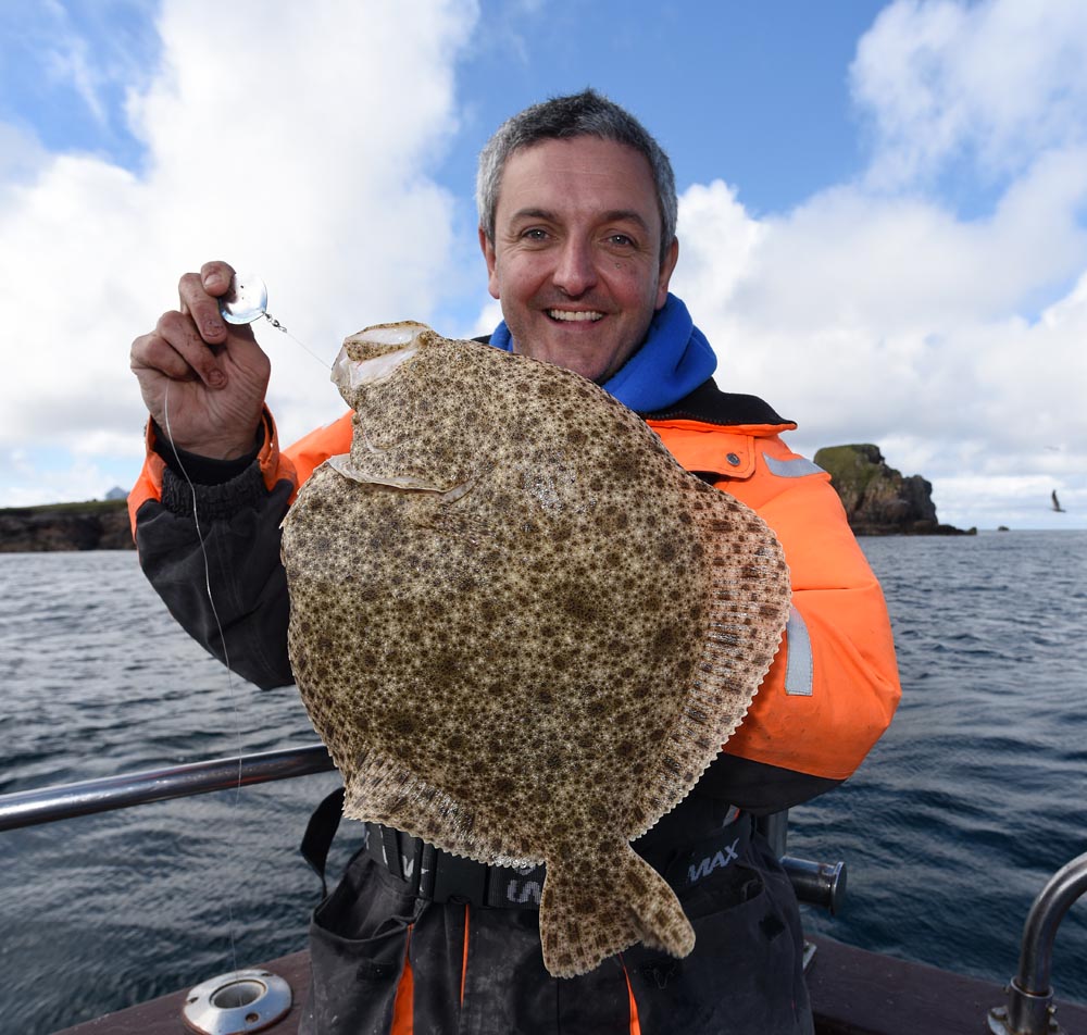 Not on its own - few reasonable sized Turbot around